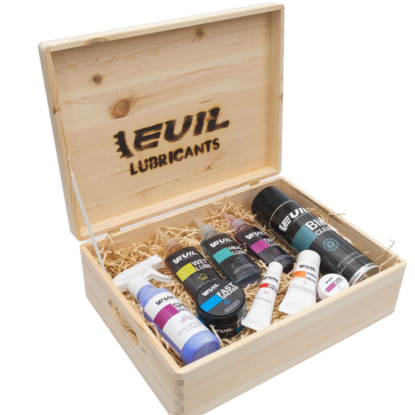 premium-box evil-lubricants zestaw rowerowy