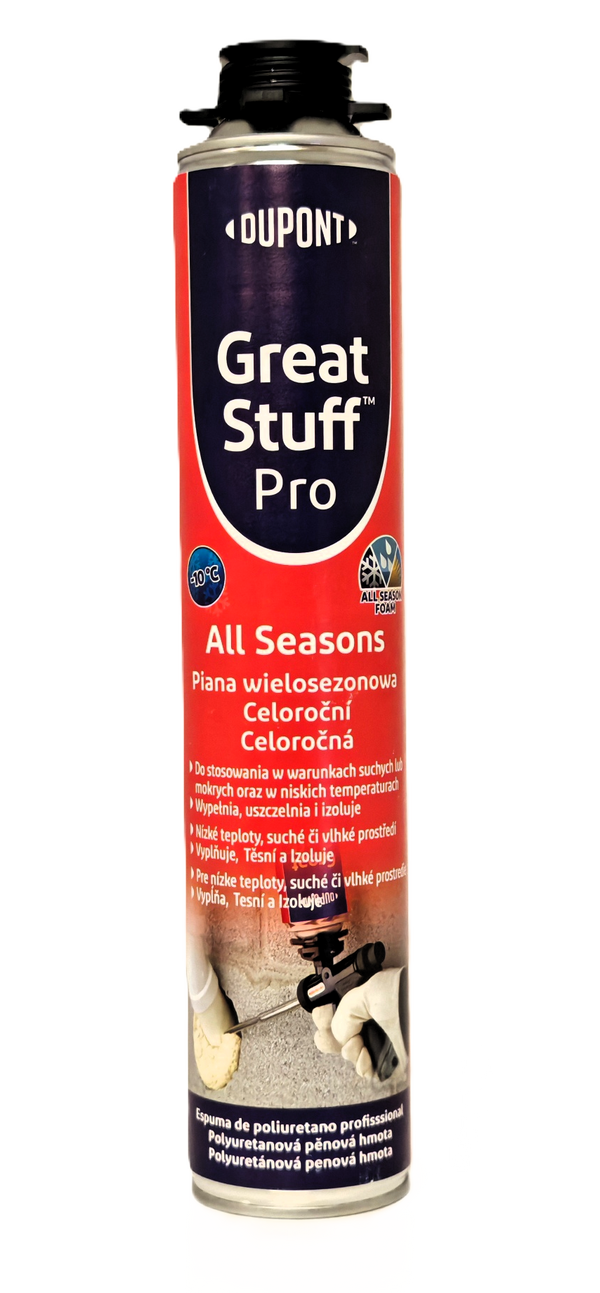 GREAT STUFF PRO ALL Season 750ml Pianka montażowa wielosezonowa na mróz