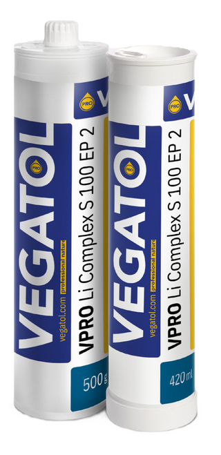 Vegatol VPRO Li Complex S100 EP2 - Grease for low and high temperatures -50°C to 160°C
