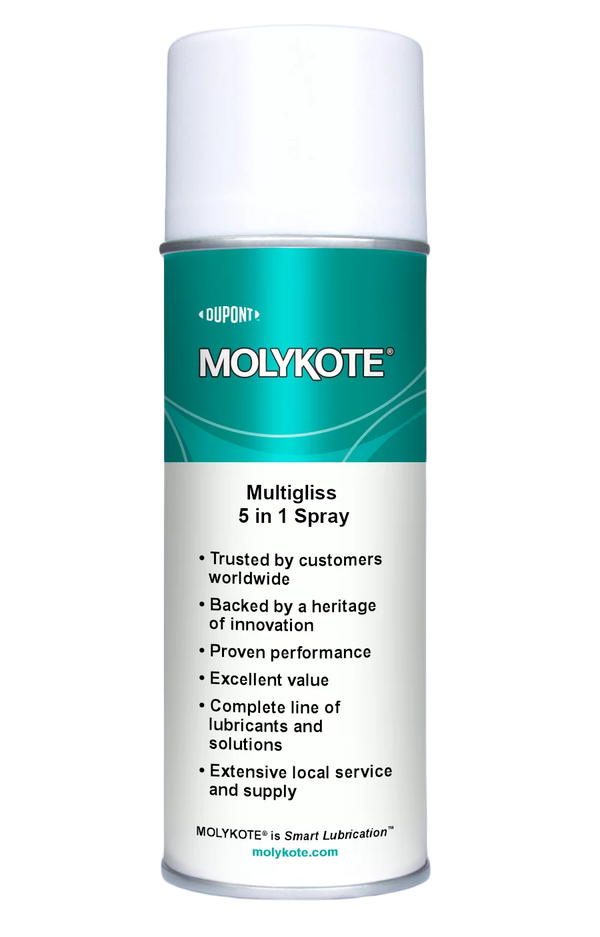 Molykote Multigliss Spray Durchdringende Konservierungsflüssigkeit - 400 ml