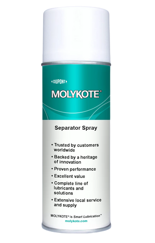 Molykote Separator Spray Food grade silicone oil NSF H1 - 400 ml
