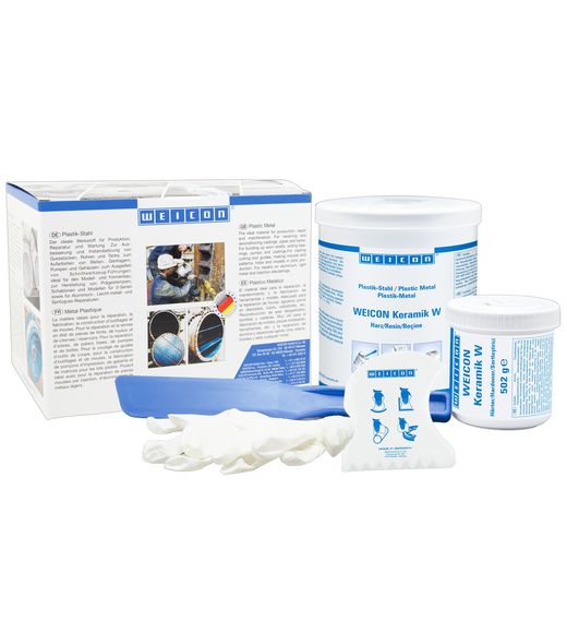 WEICON Ceramic W żywica epoksydowa, biała pasta klej, +200°C