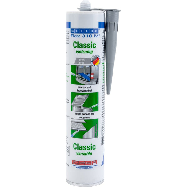 WEICON Flex 310 M Płynny klej polimerowy atest ISEGA – szary, 310 ml (Kartusz)
