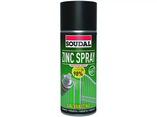 SOUDAL Zinc Spray Mat 400 ml – cynk w sprayu 98%, matowa powłoka antykorozyjna