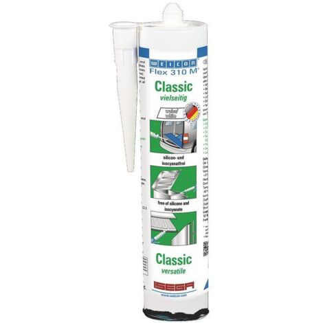 WEICON Flex 310 M Płynny klej polimerowy atest ISEGA – biale, 310 ml (Kartusz)