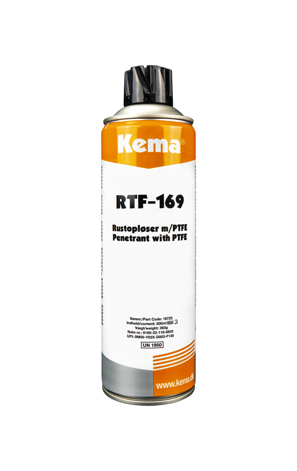 KEMA RTF-169 – odrdzewiacz i penetrant z PTFE 500 ml
