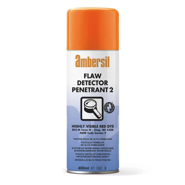 AMBERSIL Flaw Detector Penetrant 2 – Barwny penetrant do identyfikacji wady