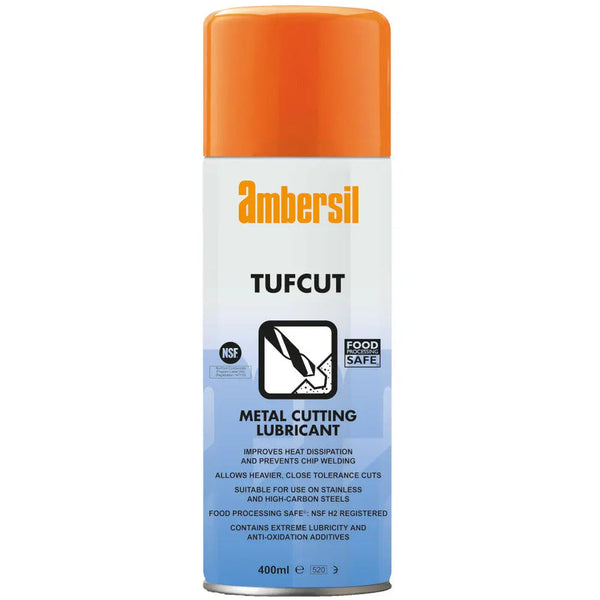 AMBERSIL Tufcut – Metal cutting lubricant – Spray 400 ml