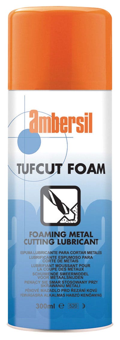 AMBERSIL Tufcut – Metal cutting lubricant – Pianka 300 ml