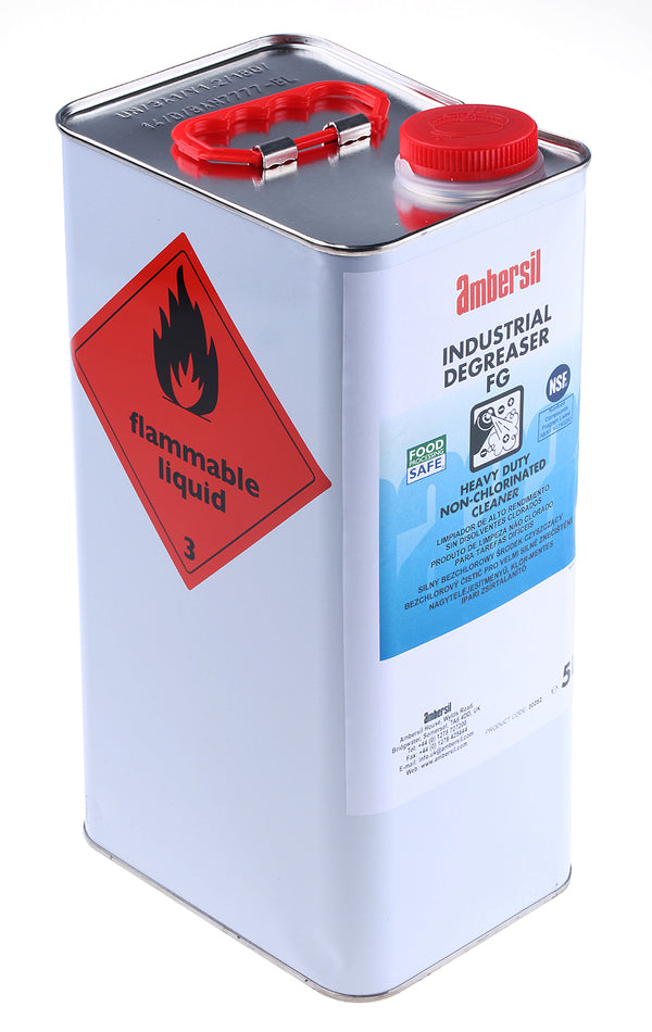 AMBERSIL Industrial Degreaser fg – Mocny, szybkoschnący rozpuszczalnik – 5 l