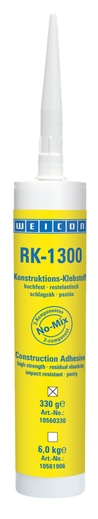 WEICON RK-1300 – dwuskładnikowy akrylowy klej strukturalny No-Mix – 330 g