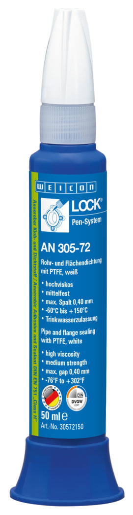 Weicon Lock AN 305-72 – uszczelniacz rur i powierzchni z PTFE – 50 ml