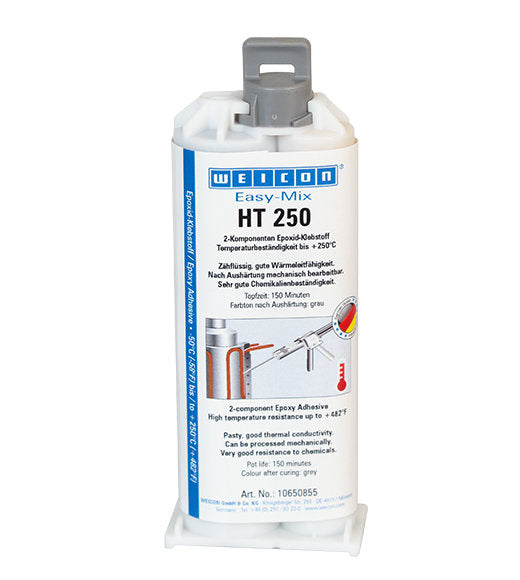 WEICON Easy-Mix HT 250 50 ml – wysokotemperaturowy klej epoksydowy do +250°C – 50 ml