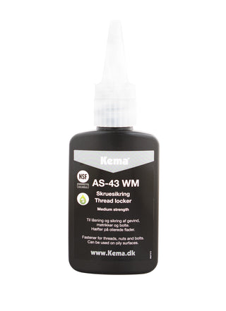 KEMA AS-43 WM – średni klej do gwintów w żelu 50 ml