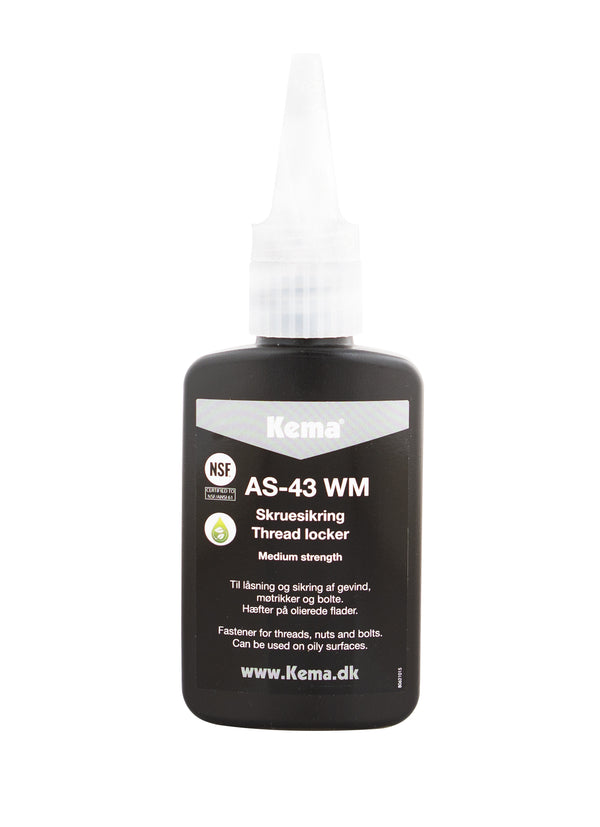 KEMA AS-43 WM – średni klej do gwintów w żelu 50 ml