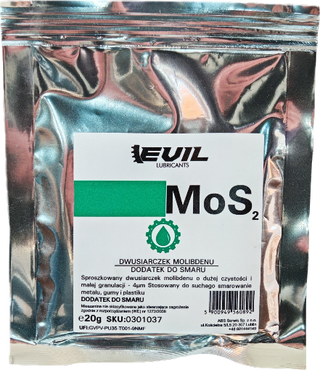 Molybdenum Disulfide MoS2 Technical Powder 4μm - Lubricant Additive