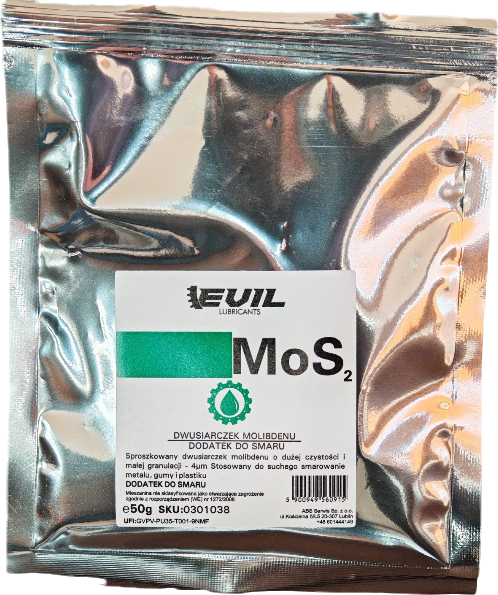 Dwusiarczek Molibdenu MoS2 Techniczny Proszek 4μm - Dodatek do smarów