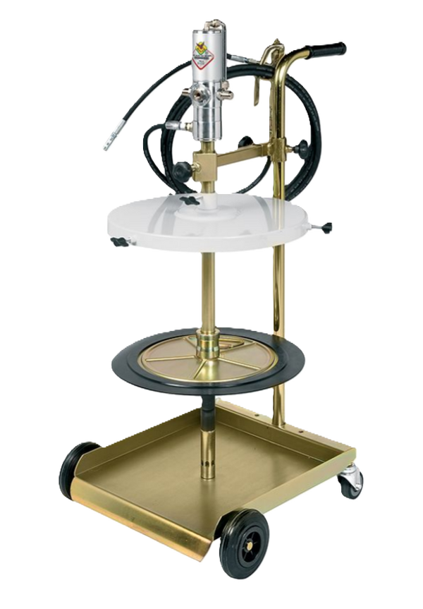 Raasm 64064 Hochdruck-Fettpumpe - pneumatischer Antrieb - Set für 50kg Fässer