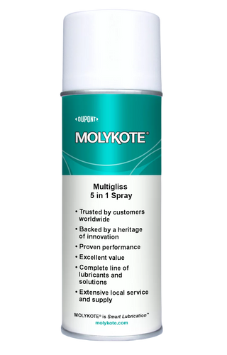 Molykote Multigliss Spray Płyn konserwująco penetrujący - 400ml