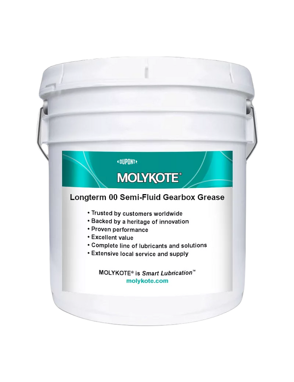 Molykote LONGTERM 00 Semi-Fluid Gearbox Grease - 5kg