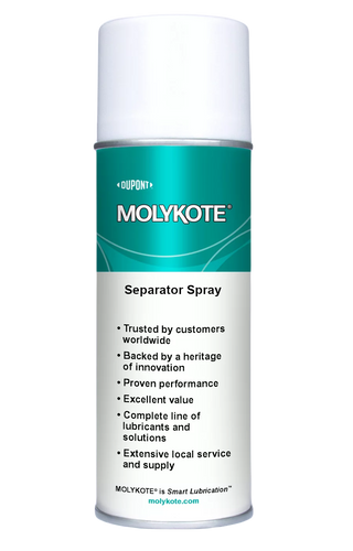 Molykote Separator Spray Spożywczy olej silikonowy NSF H1 - 400 ml