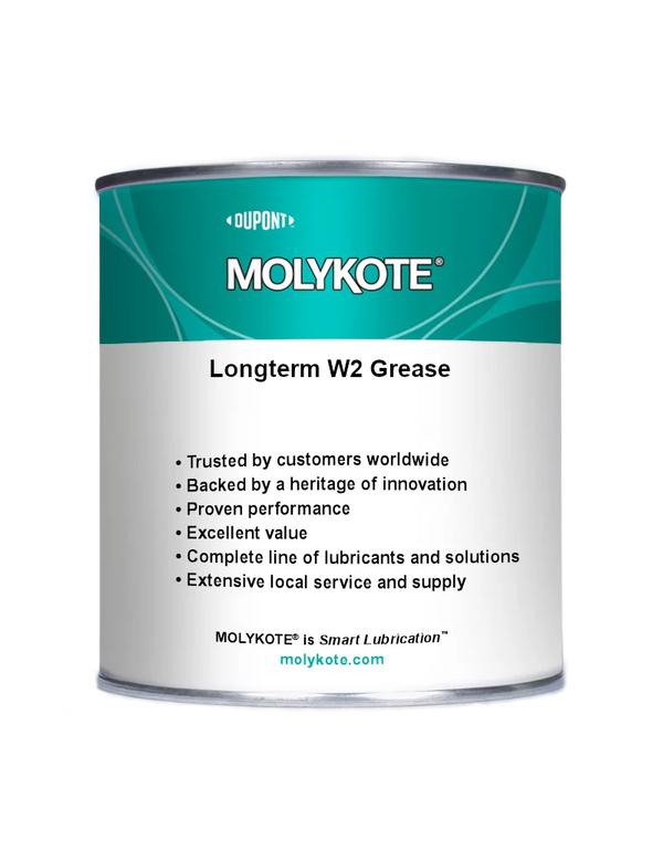 Molykote LONGTERM W2 White grease for bearings - 1kg