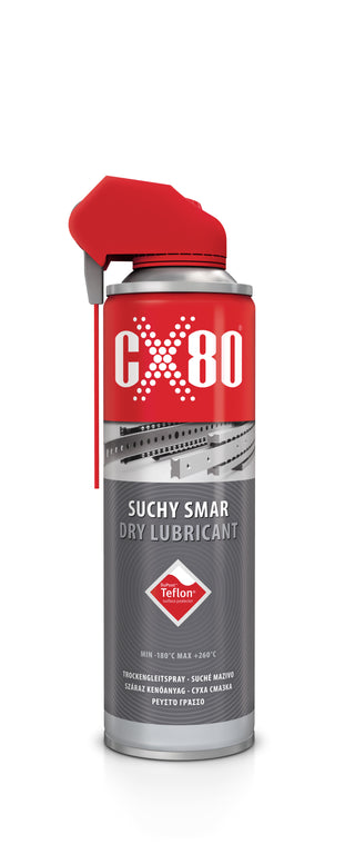 cx80 SUCHY SMAR TEFLON 500 ml duospray