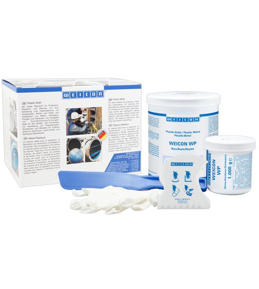 WEICON WP paste epoxy resin, ceramic filler, grey 